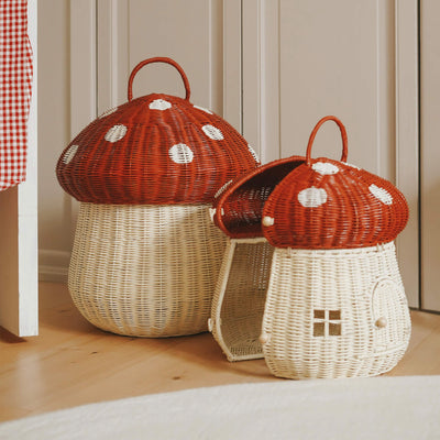 Mushroom Doll House - Red