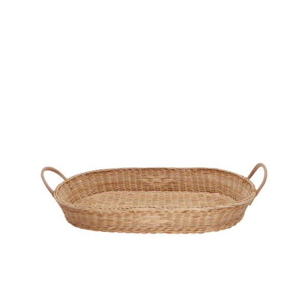 Bayu Rattan Changing Basket