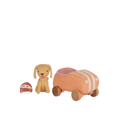 Holdie Dog-Go - Racer Girl - Pink