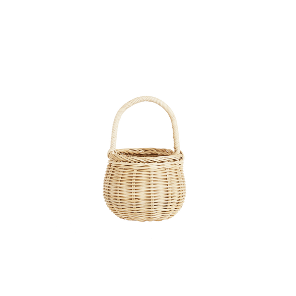 Rattan Berry Basket - Straw