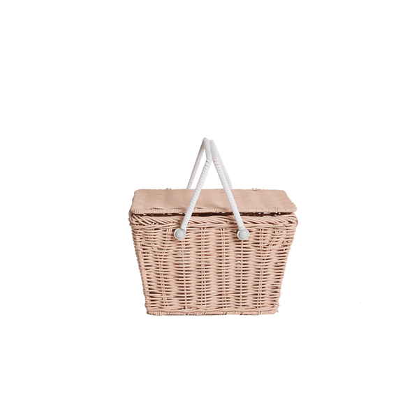 Piki Rattan Basket - Rose