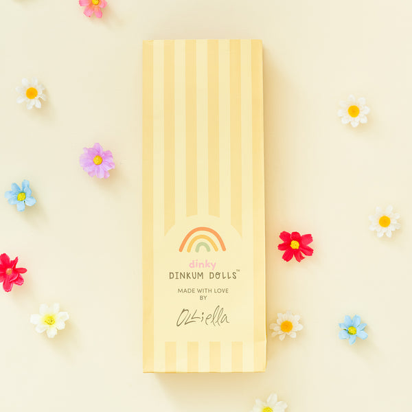 Olli Ella Blossom Buds Dinky Dinkum paper bag packaging