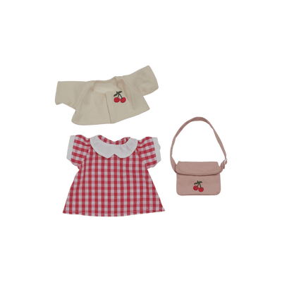 Cherry Gingham Outfit Set