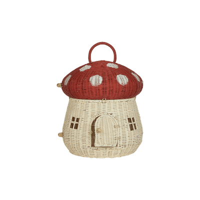 Mushroom Doll House - Red