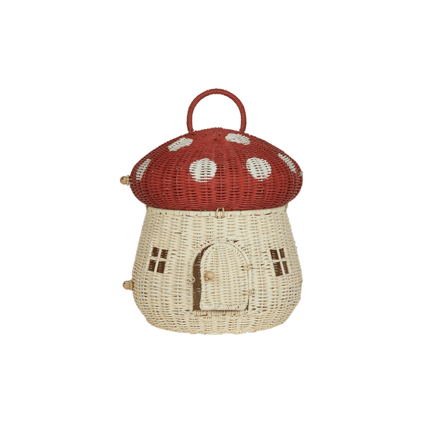 Mushroom Doll House - Red