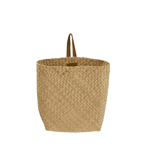 Seagrass Hanging Book Basket