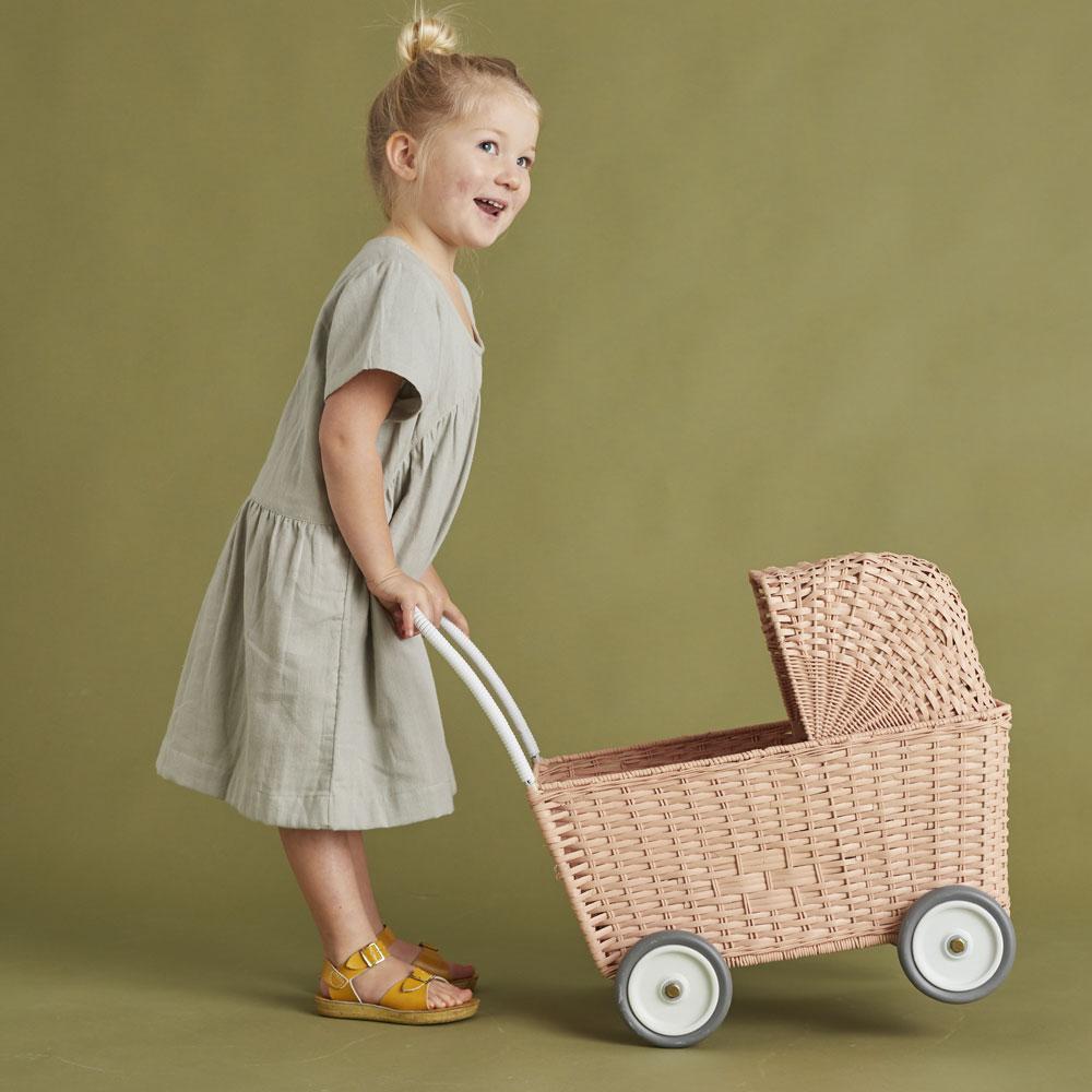 Rattan Strolley - Rose – Olli Ella EU