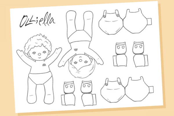 Colouring Magic with Paper Dinkum Dolls