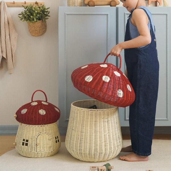 Mushroom Doll House - Red