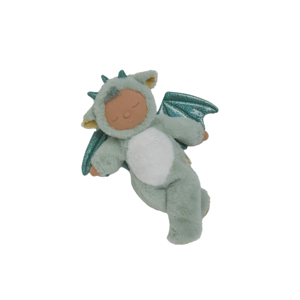 Green baby dragon plush toy