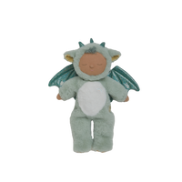 Green baby dragon plush toy