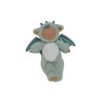 Green baby dragon plush toy