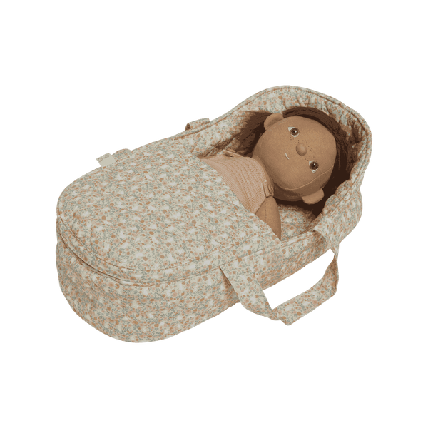 Dinkum Dolls Quilted Carry Cot - Garden Floral