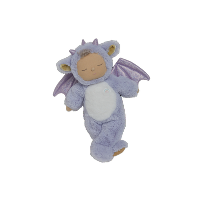 Lavender baby dragon plush toy