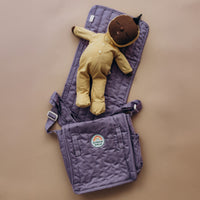 Olli Ella Yellow Doll changing mat and bag for kids imaginative play. To match with our dinkum posable dolls.