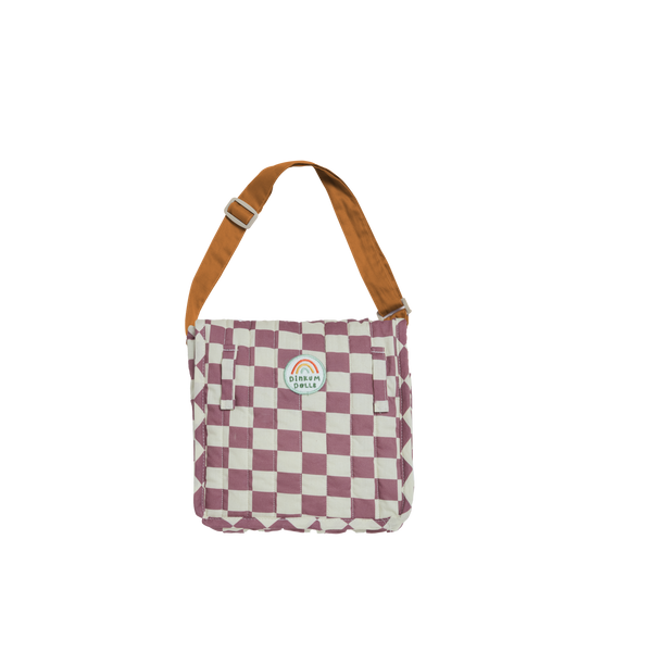 Carrie Convertible Changing Set - Plum Check