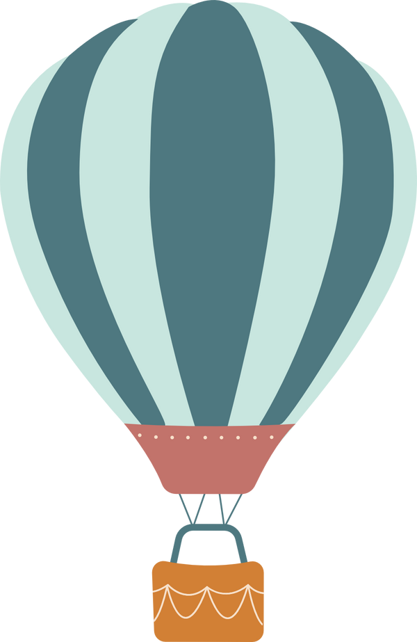 illustration de ballon à air chaud