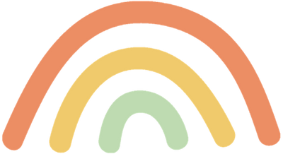 Dozy Dinkums rainbow logo