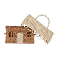 Rattan Gingerbread Casa Clutch