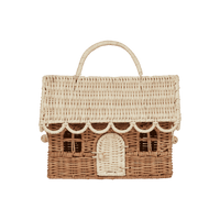 Rattan Gingerbread Casa Clutch