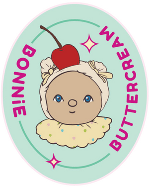 Dinky Dinkums Sweet Treats - Bonnie Buttercream / Turquoize badge