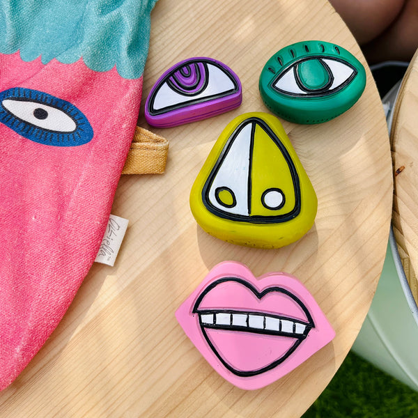 Enhance sensory exploration and imaginative play with our vibrant, tactile stones. Made from a blend of resin and granite, these weighted treasures are ideal for sparking creativity and engaging young minds in endless adventures.