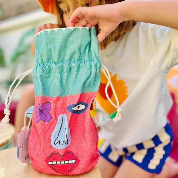 Vibrant resin and natural granite combine to create these perfect play companions. Explore, stack, and imagine endless stories with these weighted, tactile treasures.