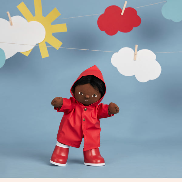 Dinkum Dolls Rainy Play Set - Red