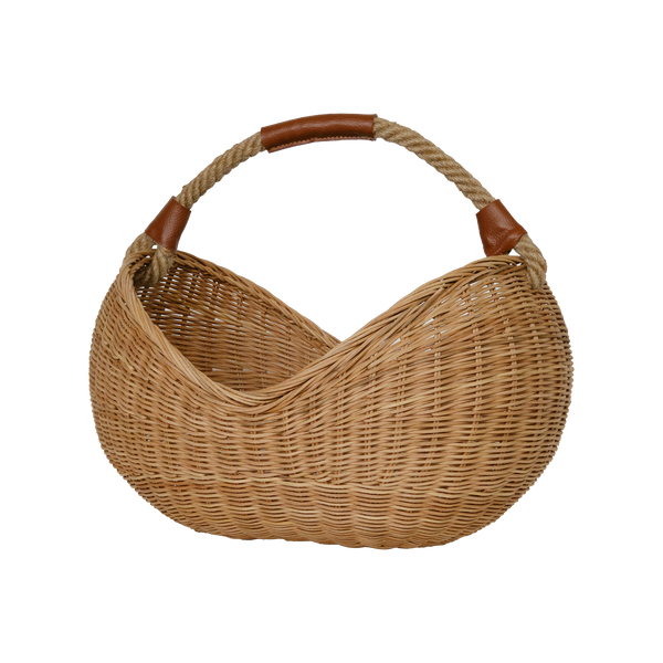 Rattan Half Moon Basket Olli Ella EU