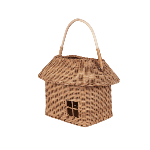 Rattan Hutch Big  Basket