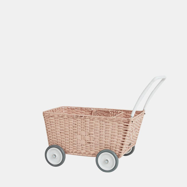 Rattan Strolley - Rose